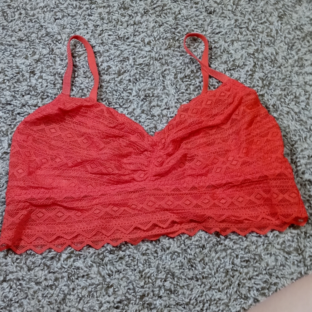 Pink LG Lace bralette